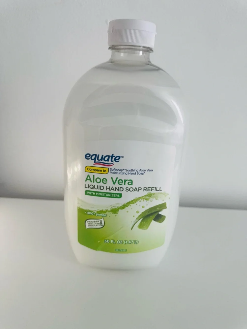 equate Aloe Vera Liquid Hand Soap Refill - White